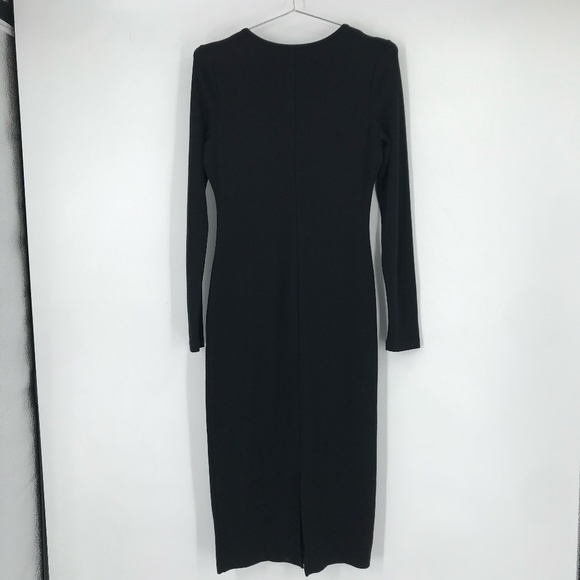Marine Layer Black Midi Dress - Picture 6 of 7